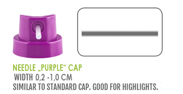 Montana Needle "Purple" Fine Liner cap