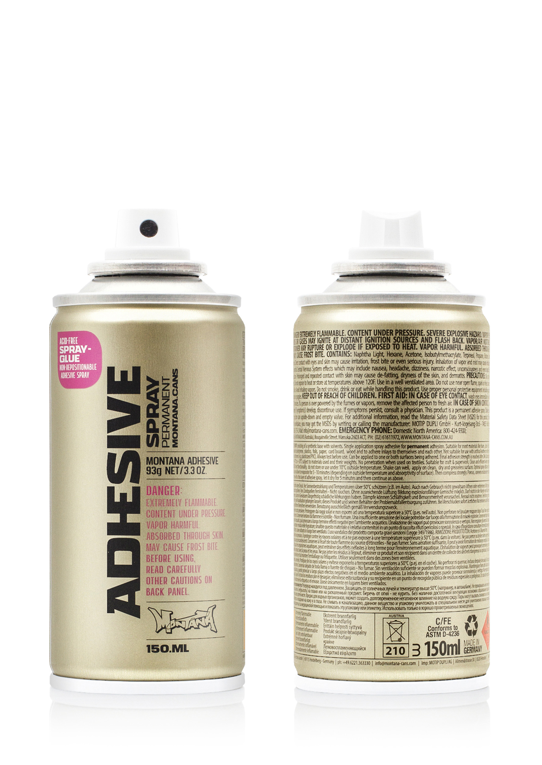 Montana ADHESIVE permanent / Spray glue 150ml