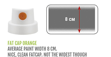 Montana White-orange Fat Cap