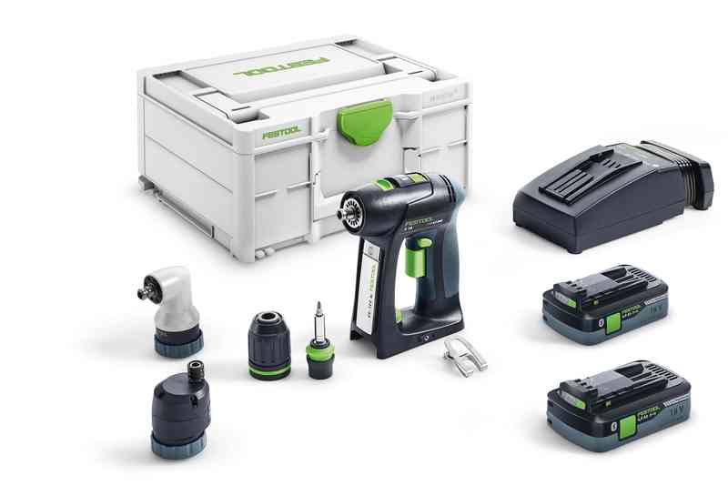 Festool Akumulátorové vŕtacie skrutkovače C 18 HPC 4,0 I-Set