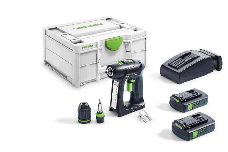 Festool Akumulátorové vŕtacie skrutkovače C 18 C 3,1-Plus