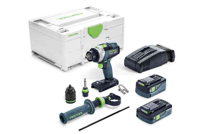 Festool Akumulátorový skrutkovač s príklepom QUADRIVE TPC 18/4 5,2/4,0 I-Plus-SCA