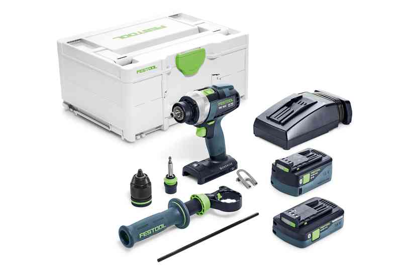 Festool Akumulátorové vŕtacie skrutkovače QUADRIVE TDC 18/4 5,2/4,0 I-Plus
